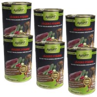 AgilaFIT Jägerspfanne, Premium Hunde Nassfutter...