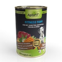 Fitnesstopf, Hunde Nassfutter Getreidefrei 400g, 1...