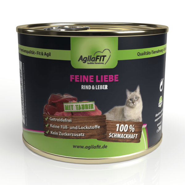 Feine Liebe. Getreidefrei Katzenfutter