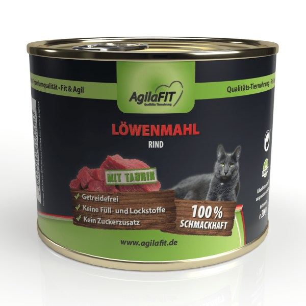 Löwenmahl, getreidefrei Katzenfutter 200g 1 Stück