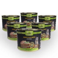 Menü a la carte, getreidefrei Katzenfutter 200g 6...