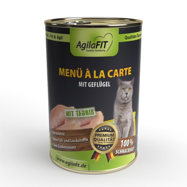 Menü a la carte, getreidefrei Katzenfutter 400g 1 Stück