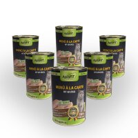 Menü a la carte, getreidefrei Katzenfutter 400g 6...